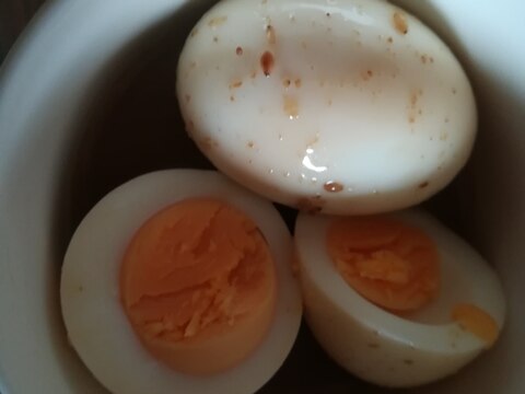 【副菜】ごまドレッシングに漬ける　煮卵